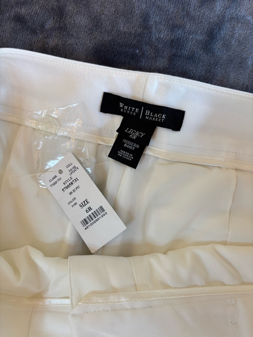 White House Black Market Legacy Modern Boot Pants Size 6R Work Career Trousers - Picture 5 of 11